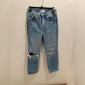 Zara bliss straight jeans size 4